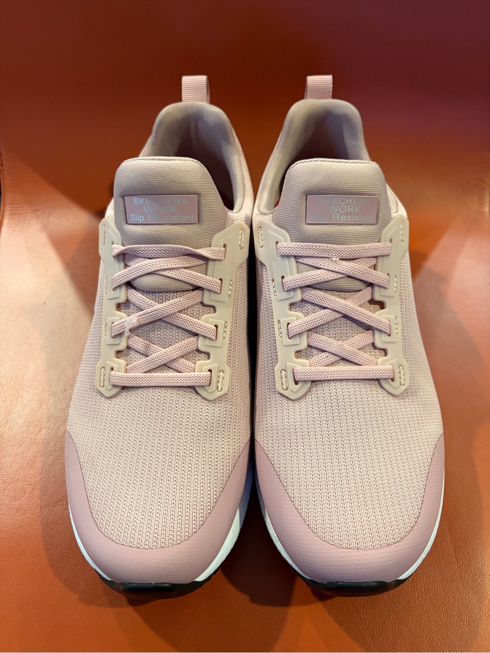 Skechers Women's Slip-Resistant Athletic Sneakers in Blush Pink
